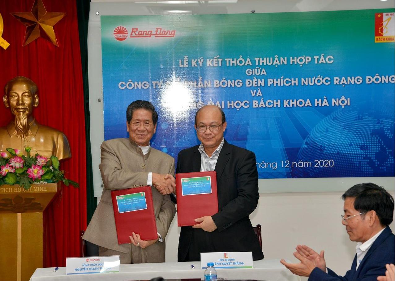 Ký kết thỏa thuận hợp tác giữa Rạng Đông & Trường Đại học Bách khoa Hà Nội